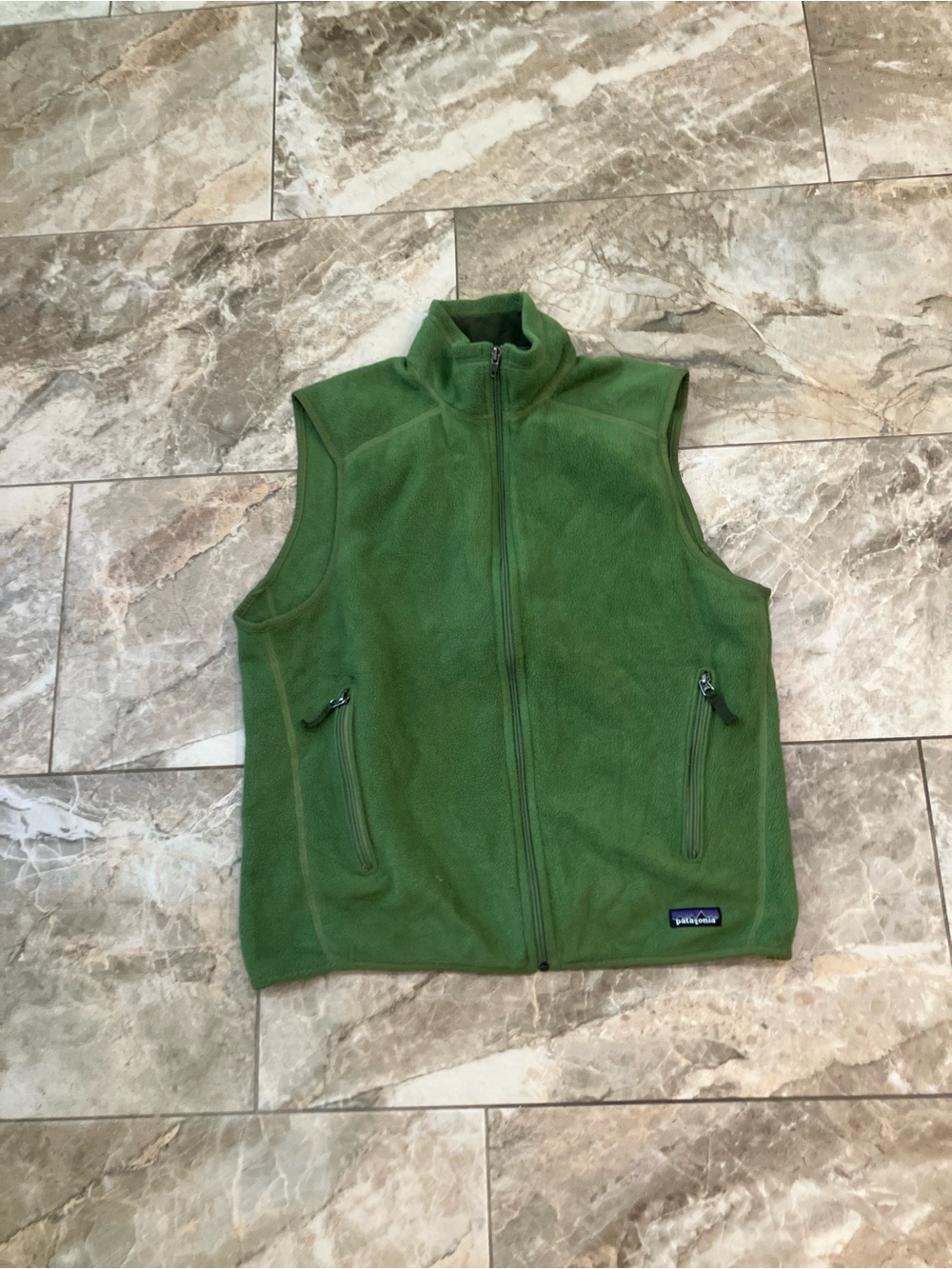 Patagonia Synchilla Green Fleece Vest Vintage Men's Size Medium